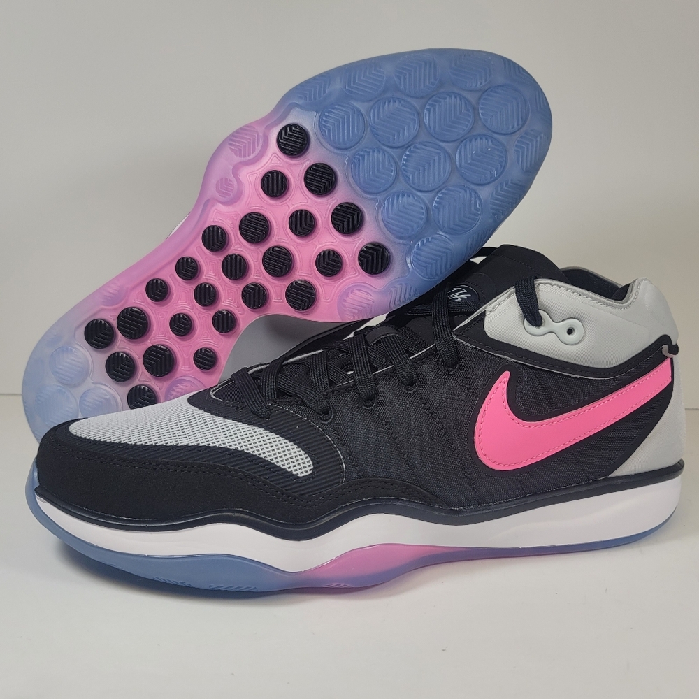 Nike Air Zoom GT Hustle 2 Black Pink Size 12 Mens Basketball Shoes DJ9405-004